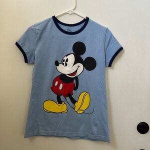 Disney Classic Mickey Mouse Ringer Tee, women's S
